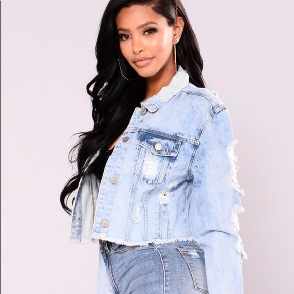 fashion nova ripped jean jacket